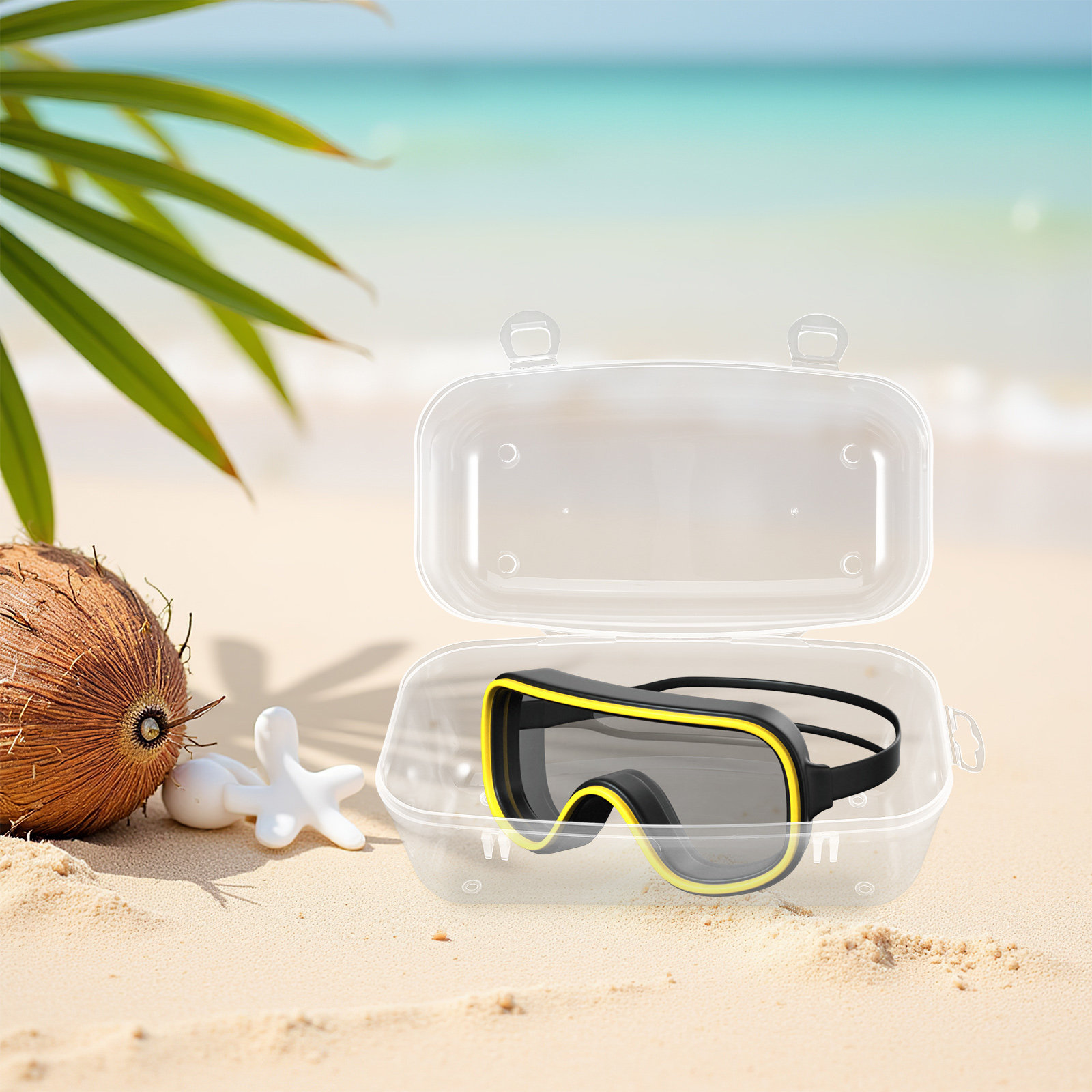 Mask Case Hard Shell - Portable Diving Masks Case Hard Shell