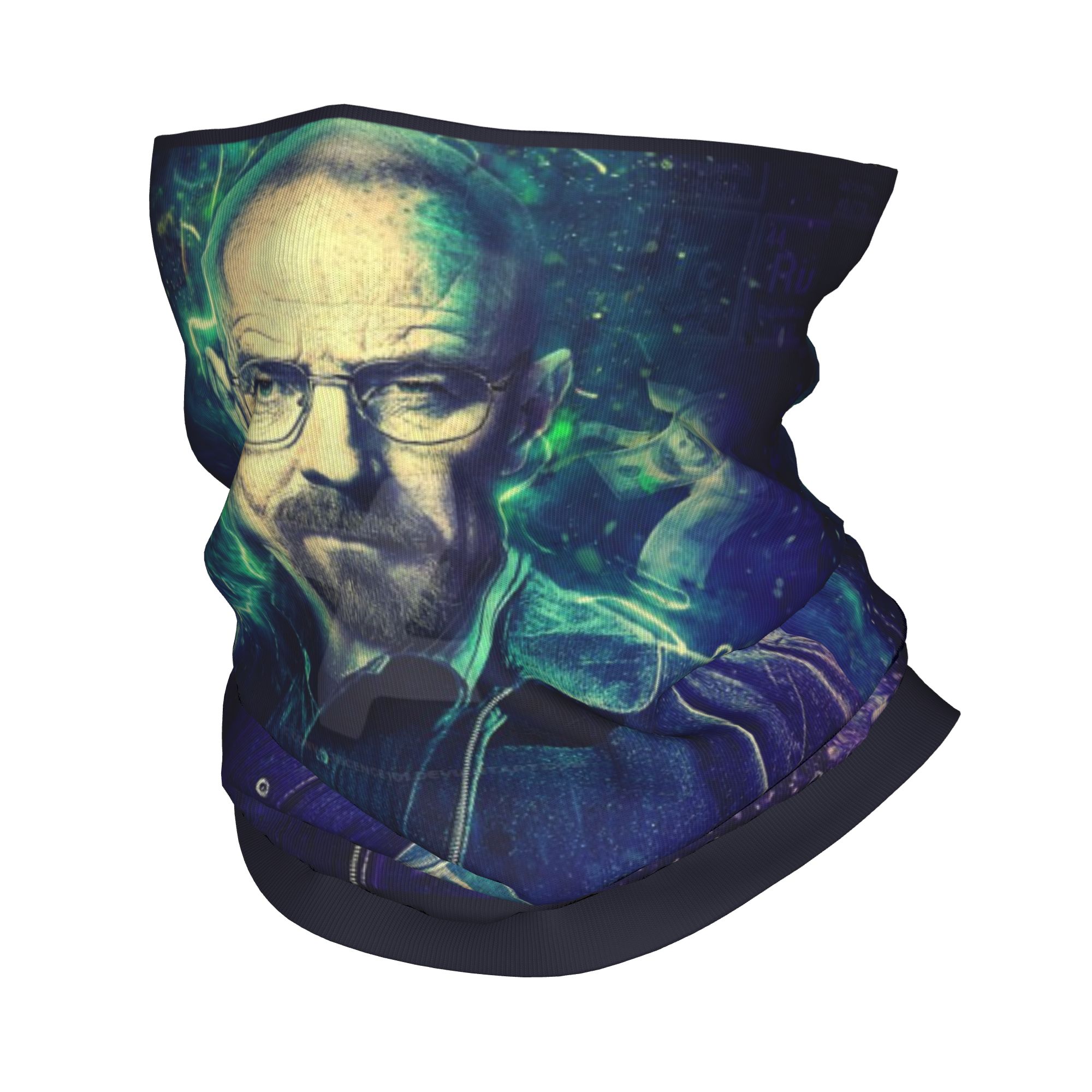 Neck Gaiter Face Cover - Custom Breaking Bad Walter White Bandana