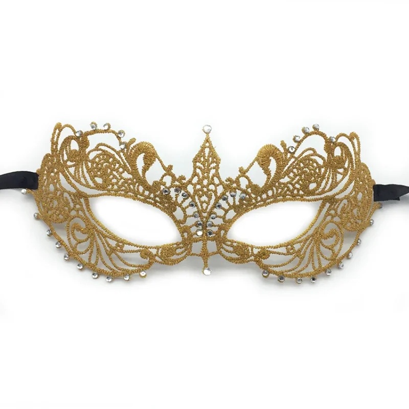 Gold and Silver Lace and Diamo - Respirator Half Face 评论和价格
