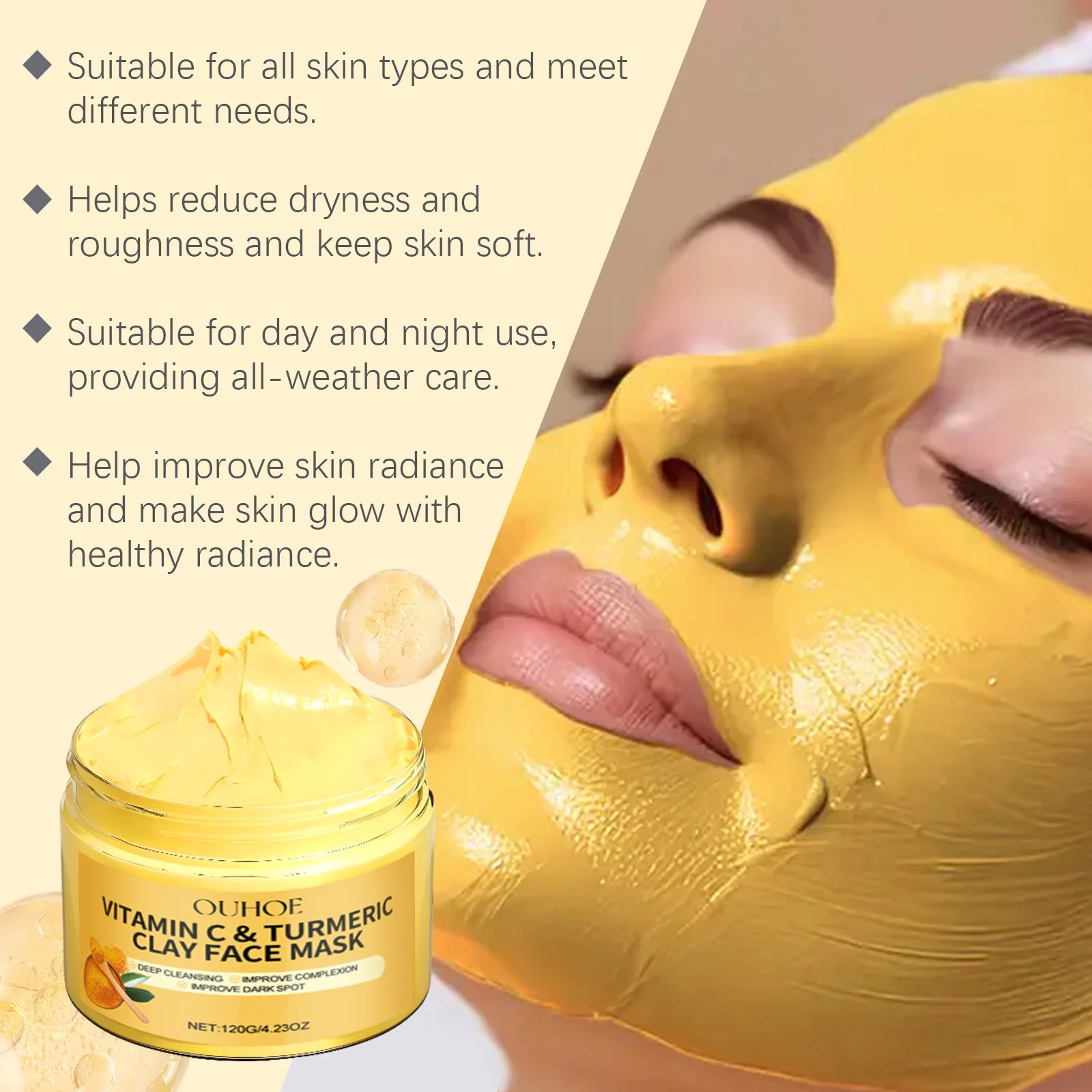 Vitamin C Turmeric Mud Mask Ex - Dust Mask Construction 评论和价格