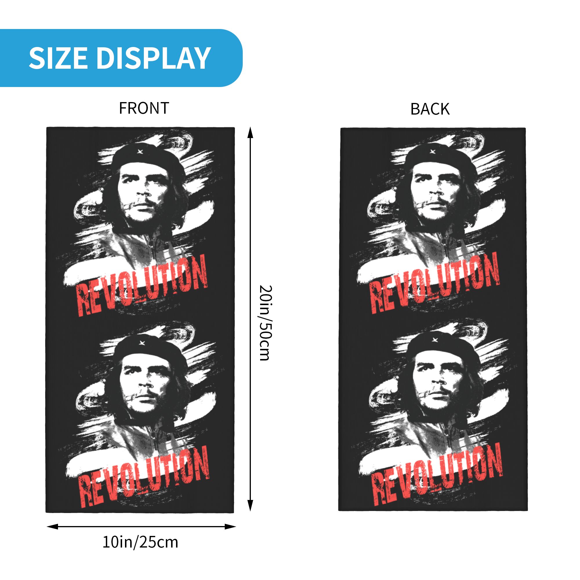 Custom Che Guevara Revolution  - Neck Gaiter Face Cover 评论和价格