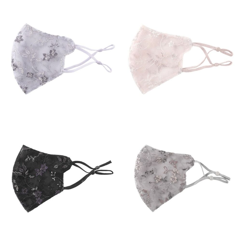 Delicate Embroider Flower Summ - Respirator Half Face 评论和价格