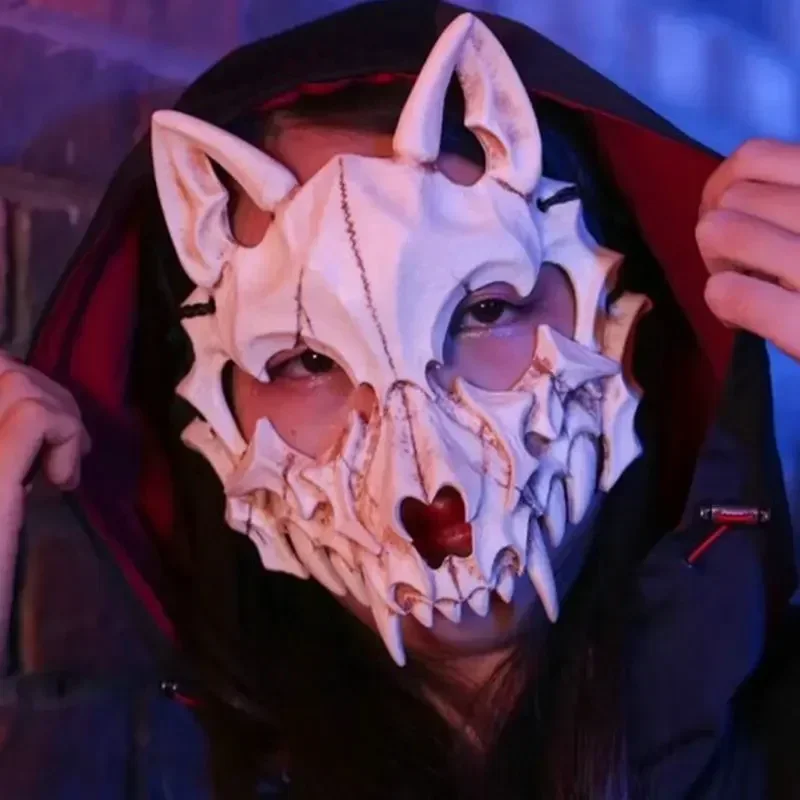 Halloween Horror Mask Half Fac - Respirator Half Face 评论和价格