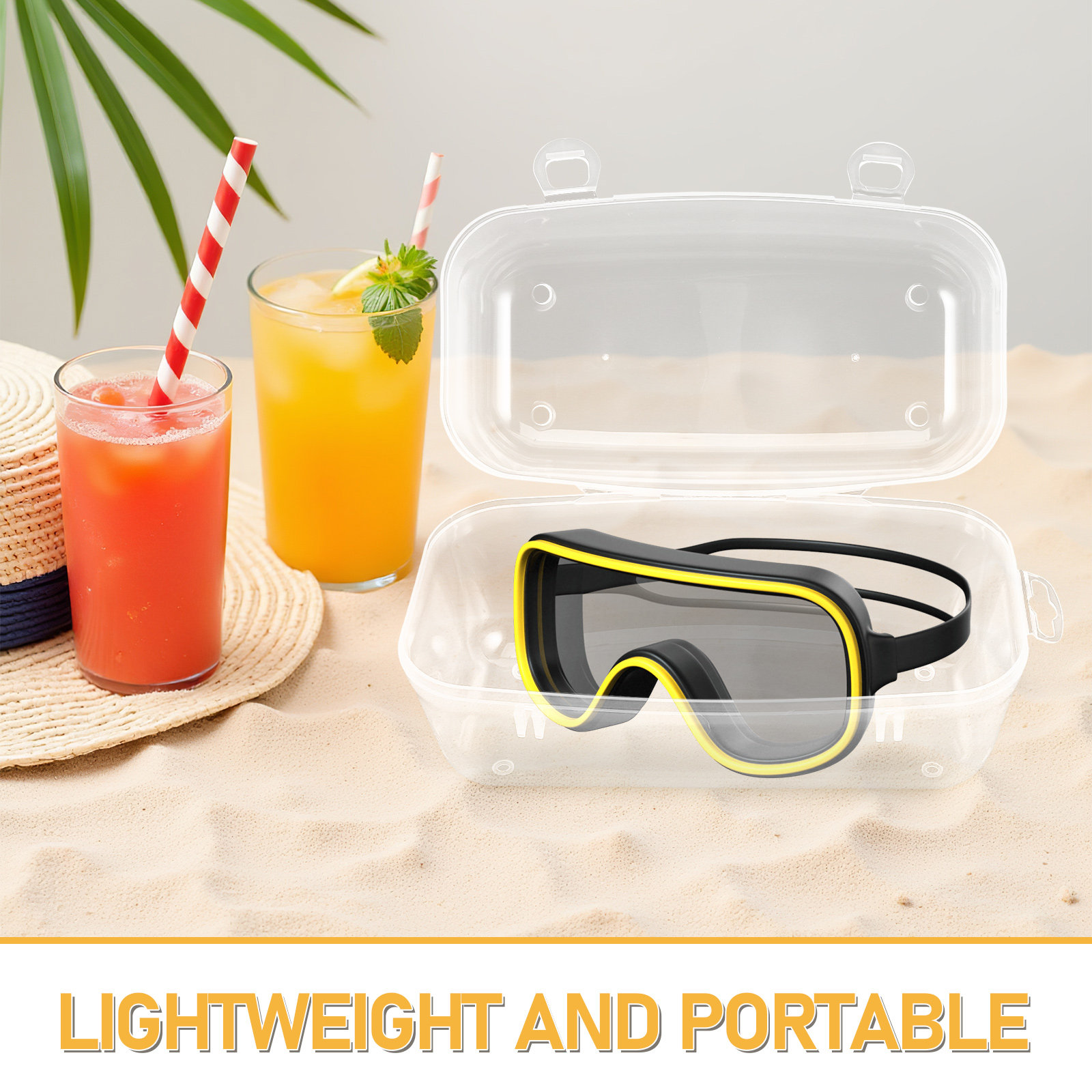 Hard Shell Waterproof Diving M - Mask Case Hard Shell 评论和价格
