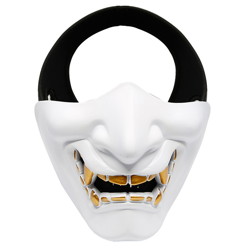 Masks Half Oni Cosplay Decor S - Respirator Half Face 评论和价格