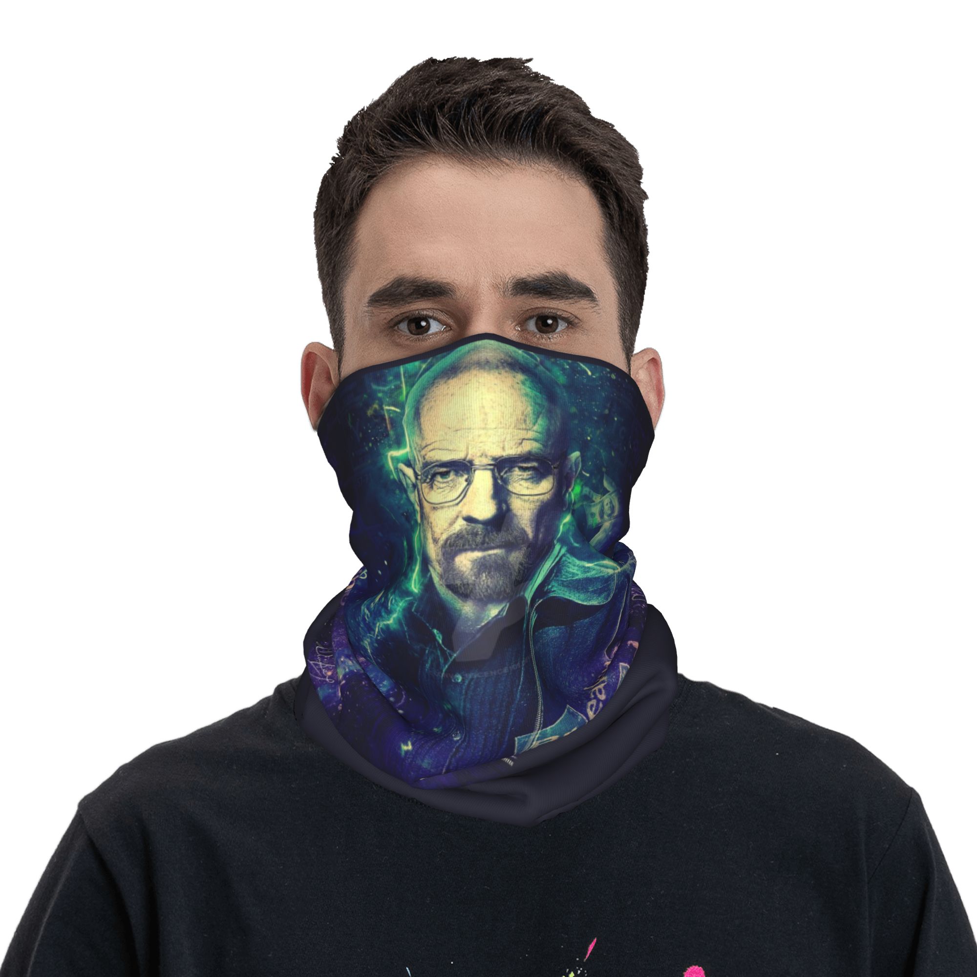 Custom Breaking Bad Walter Whi - Neck Gaiter Face Cover 评论和价格