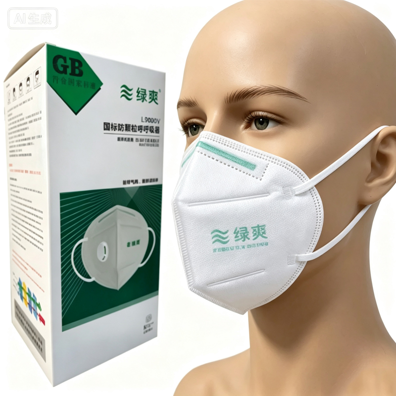 30/60/90pcs With Valve Disposa - Dust Mask Construction 评论和价格